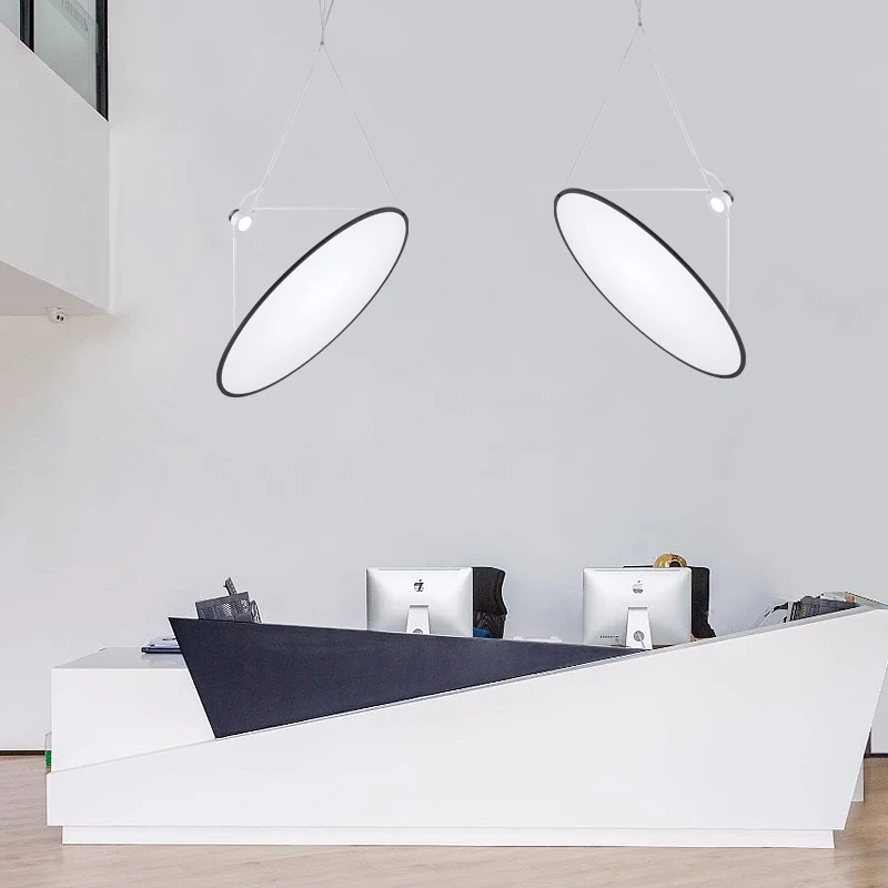 Postmodern minimalist radar pendant light exhibition hall model room restaurant designer artistic decoration UFO light
