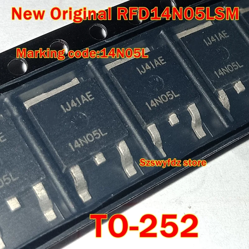 

5pcs to 100pcs New Original RFD14N05LSM RFD14N05LSM9A TO-252 Marking code:14N05L 14A, 50V,N-Channel Power MOSFETs