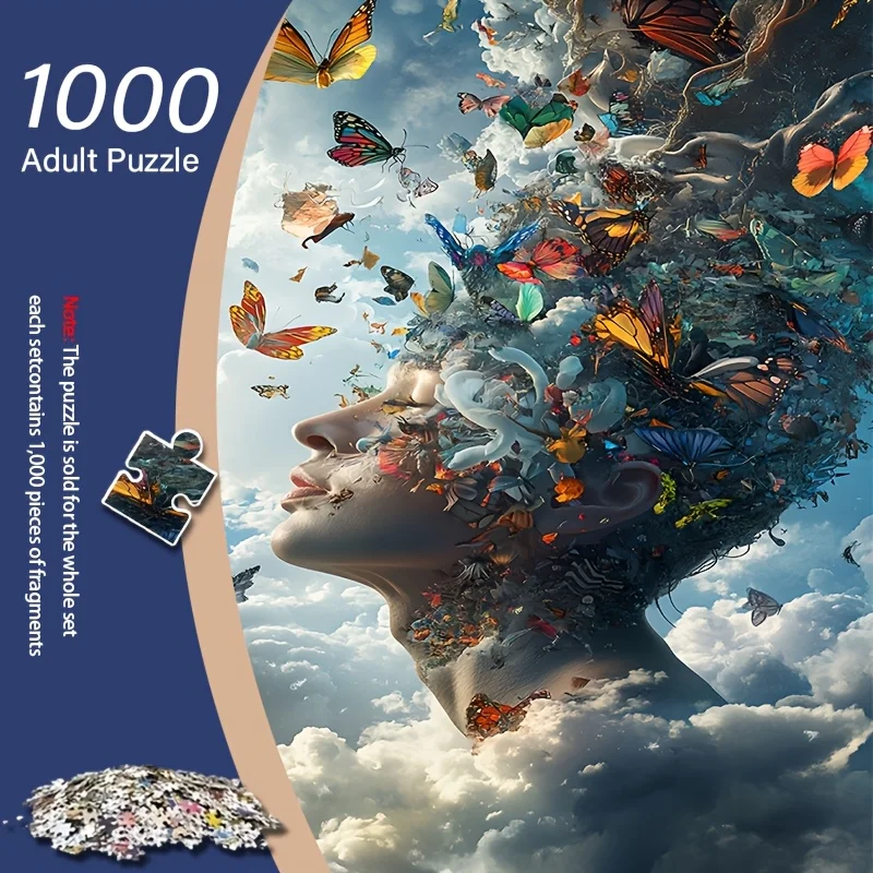 

Пазл для взрослых — мини-пазл прямоугольной формы, сложность уровня «Ад», 38*26 см/14,96*10,24 дюйма, высококачественный, толстый и прочный — для хобби и творчества