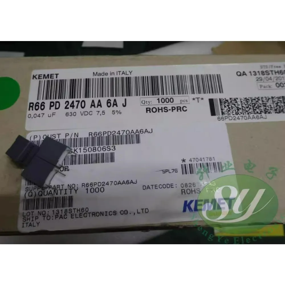

20PCS AV R66 0.047uf/630V 47nf 473 brand new 7.5mm film capacitor