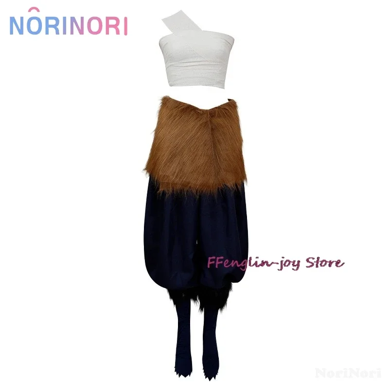 Anime Hashibira Inosuke Cosplay Costume Inosuke Uniform Wig Pig Mask Halloween Outfit For Women Sexual Genderswap Suit Pants