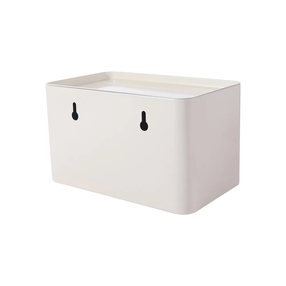 Wall-Mounted Toilet Paper Holder Waterproof Non Perforated Bathroom Tissue Rack High Quality Metal Tissue Storage Case Hotel view 5