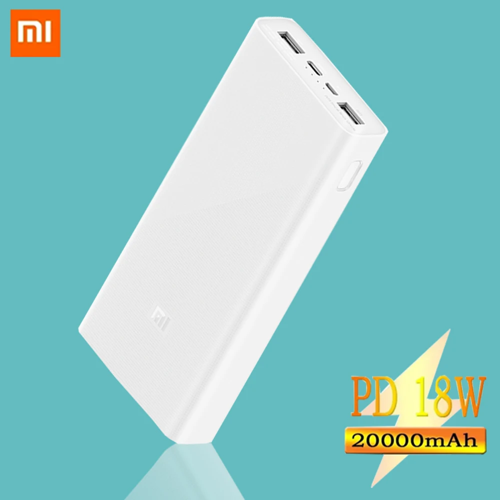 

Xiaomi Power Bank Super Fast Charging 20000mAh Portable Charging External battery For iPhone HUAWEI Samsung Xiaomi Spare battery