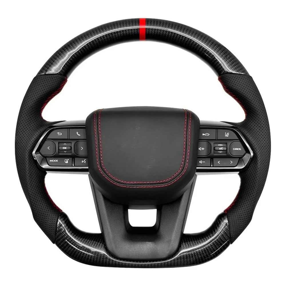 

Factory direct sales low price 3D carbon fiber leather steering wheel upgrade