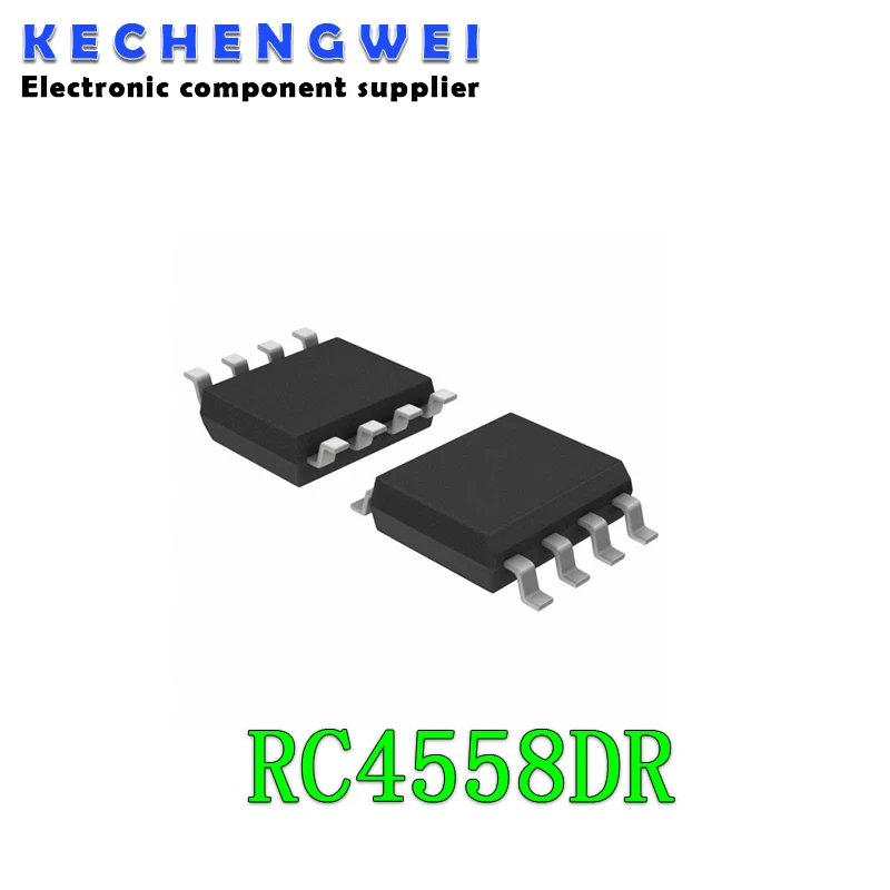 10PCS/LOT RC4558DR RC4558 SOIC-8 new original in stock