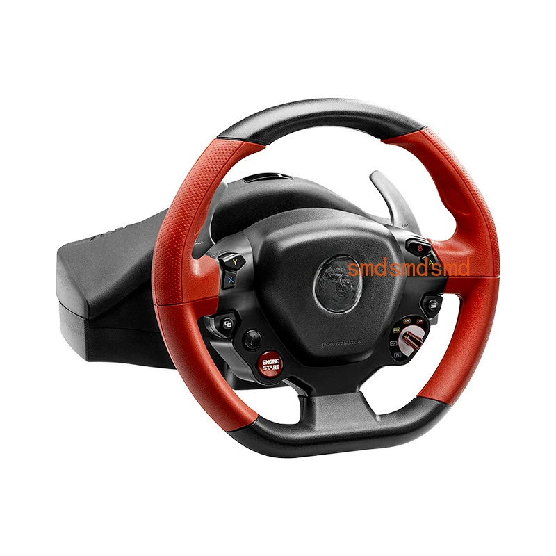 Racing emulator game steering wheel peripherals driving driver dual pedal