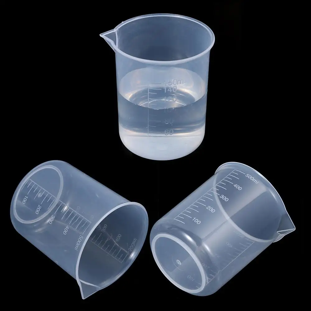 Water bottle Kitchen Graduated cup Measurement Tool Baking Supplies Transparent Mug Liquid Jug Laboratory Beaker Measuring Cup