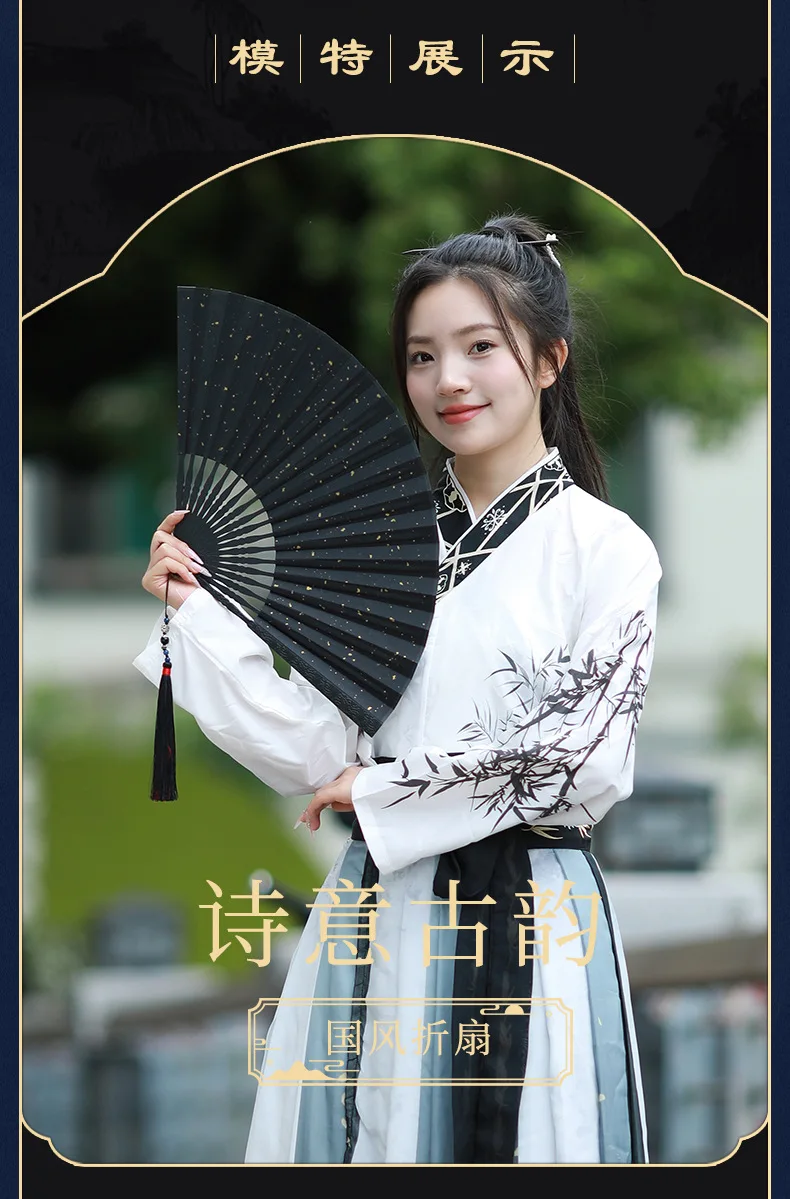 Cloud pattern 32cm metal alloy folding fan, Chinese style non titanium alloy silk cloth folding fan, self-defense fan