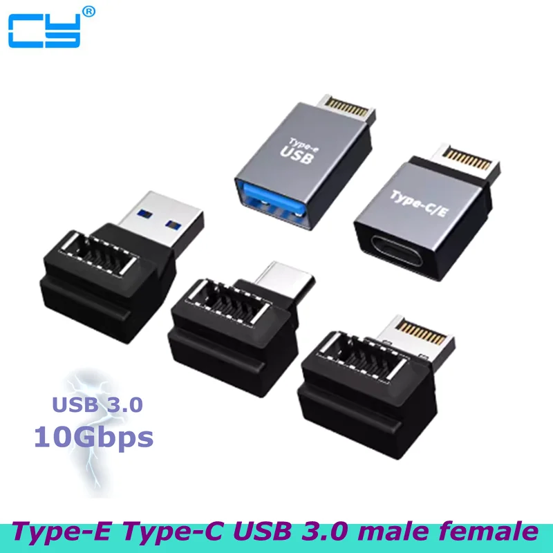 10Gbps Type-C E to Type-C USB 3.0 Male to Female 90 Degree Right Angle Front USB-C USB3.1/3.0 Computer Motherboard PCI Adapter: A Comprehensive Review