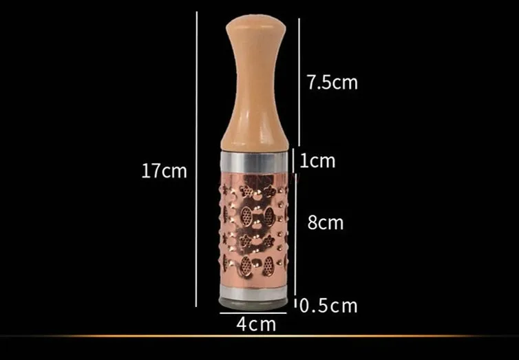 Home use Aiwen moxibustion bar column jade pure copper hand-held instrument box portable moxibustion facial moxibustion stick