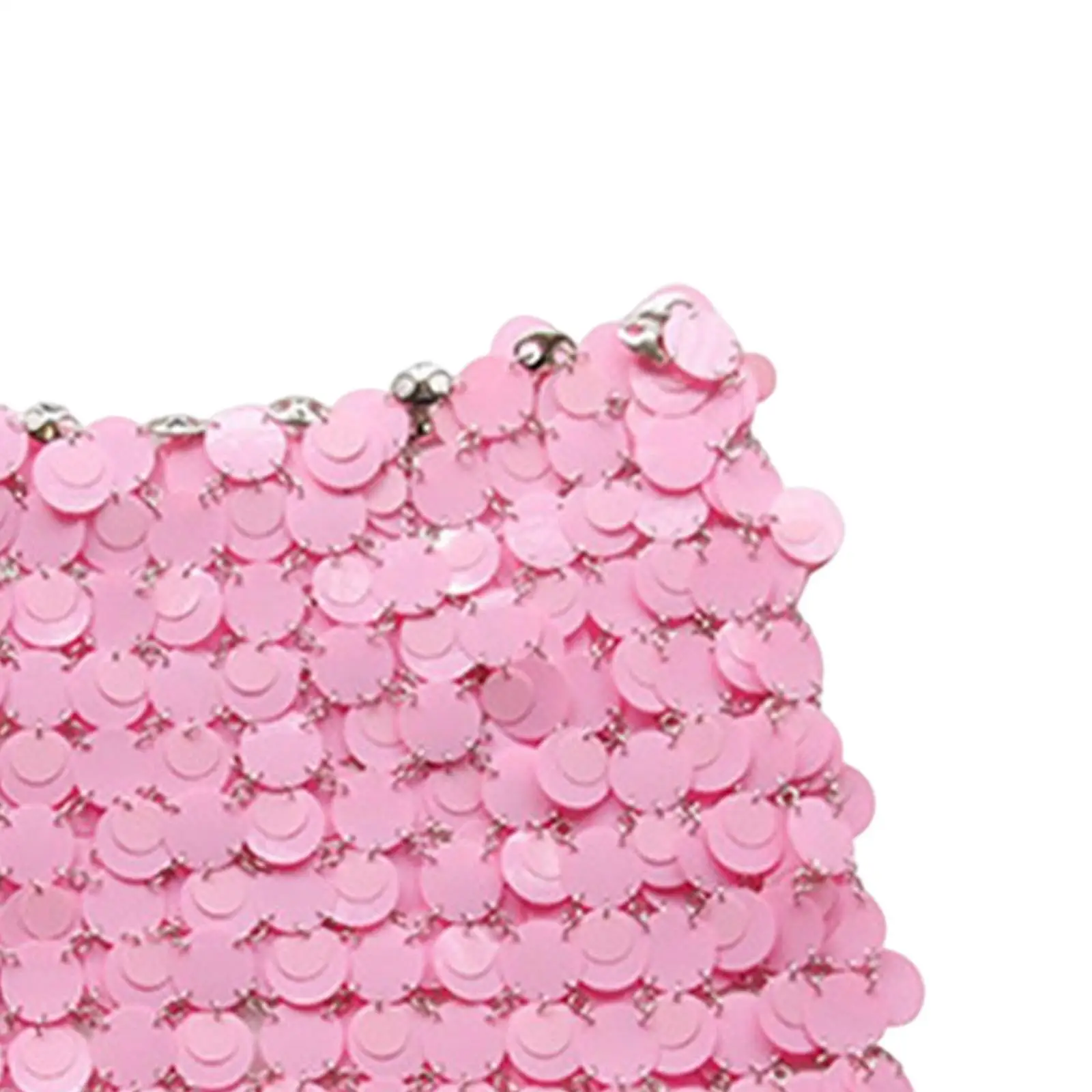 

Fashion Sequins Skirt Shiny Skirts Mini Skirt Hollow Out Skirts for Beach Nightclub