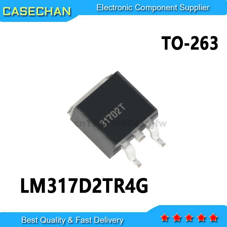 5pcs LM317D2TR4G LM317D2T LM317 TO-263