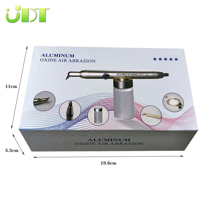 Dental Aluminum Oxide Air Arbrasion Handpiece Air Prophy Polisher Sandblaster Jet Water Cooling