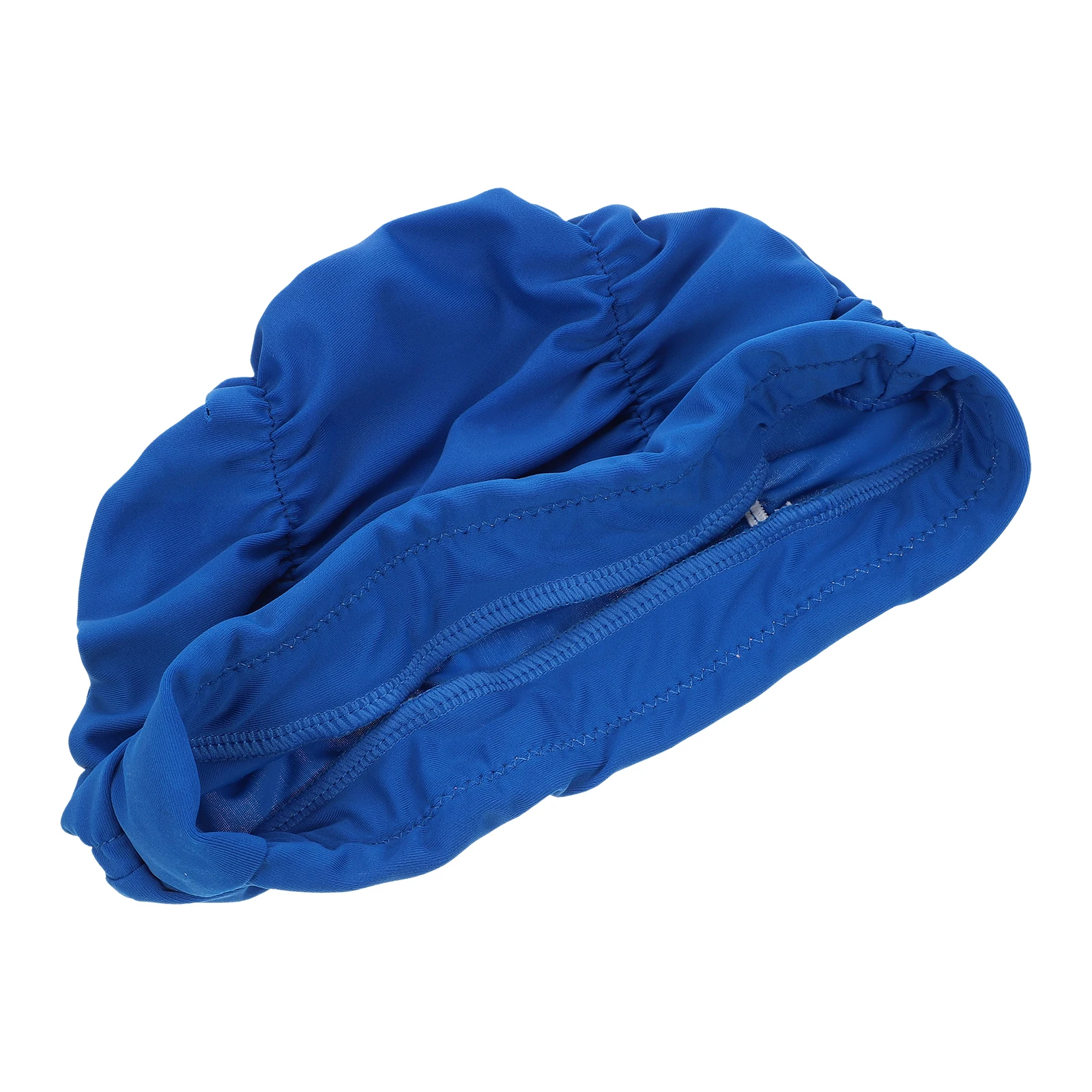 

1Pcs Women's Pleated Swimming Cap Soft Lightweight Water Resistant Swimwear Accessory for Pool Beach Protector