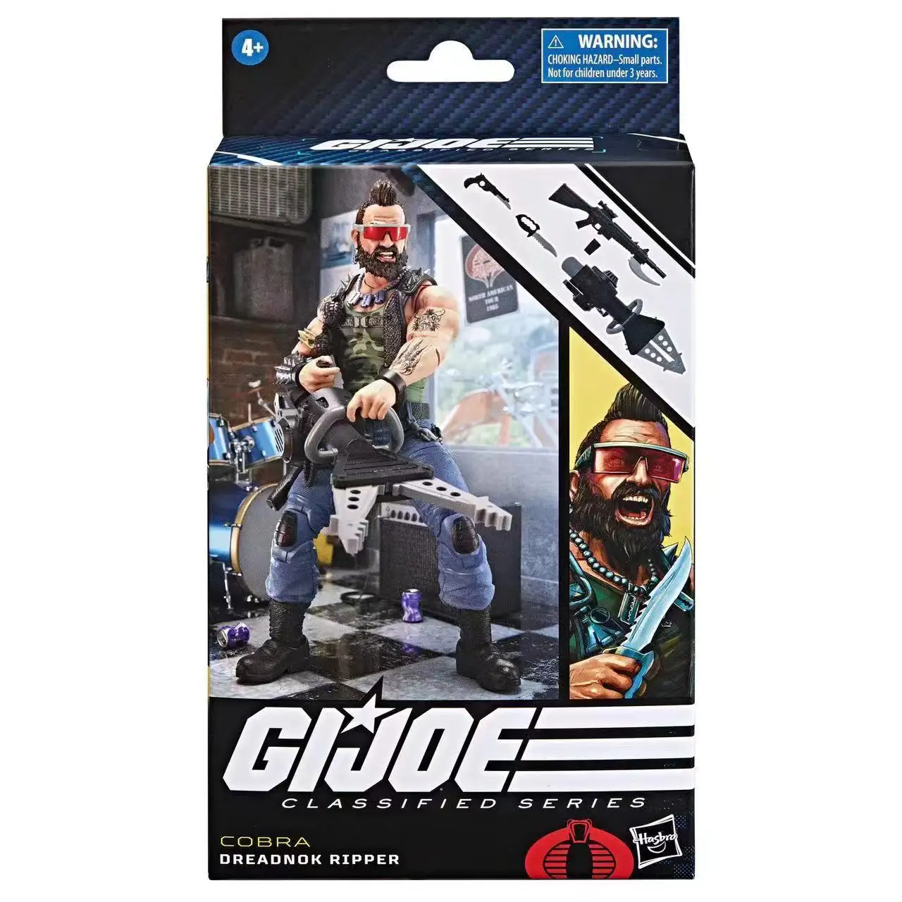 In Stock Original Hasbro G.i. Joe Classified Series Dreadnok Ripper Anime Figure Action Figure Model Collection Toys for Boys