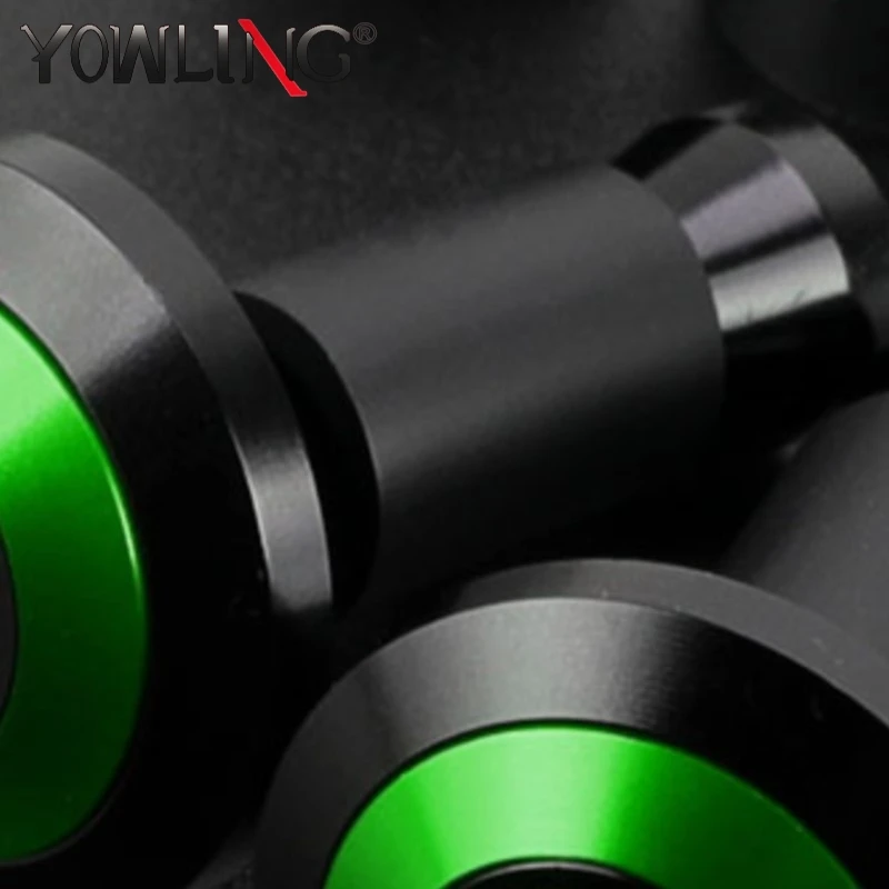 

Handlebar End Cap Plug Handle Bar Slider For Kawasaki Ninja 500R EX500 W650 W800 Cafe/Street BN125 Eliminator 125 Accessories