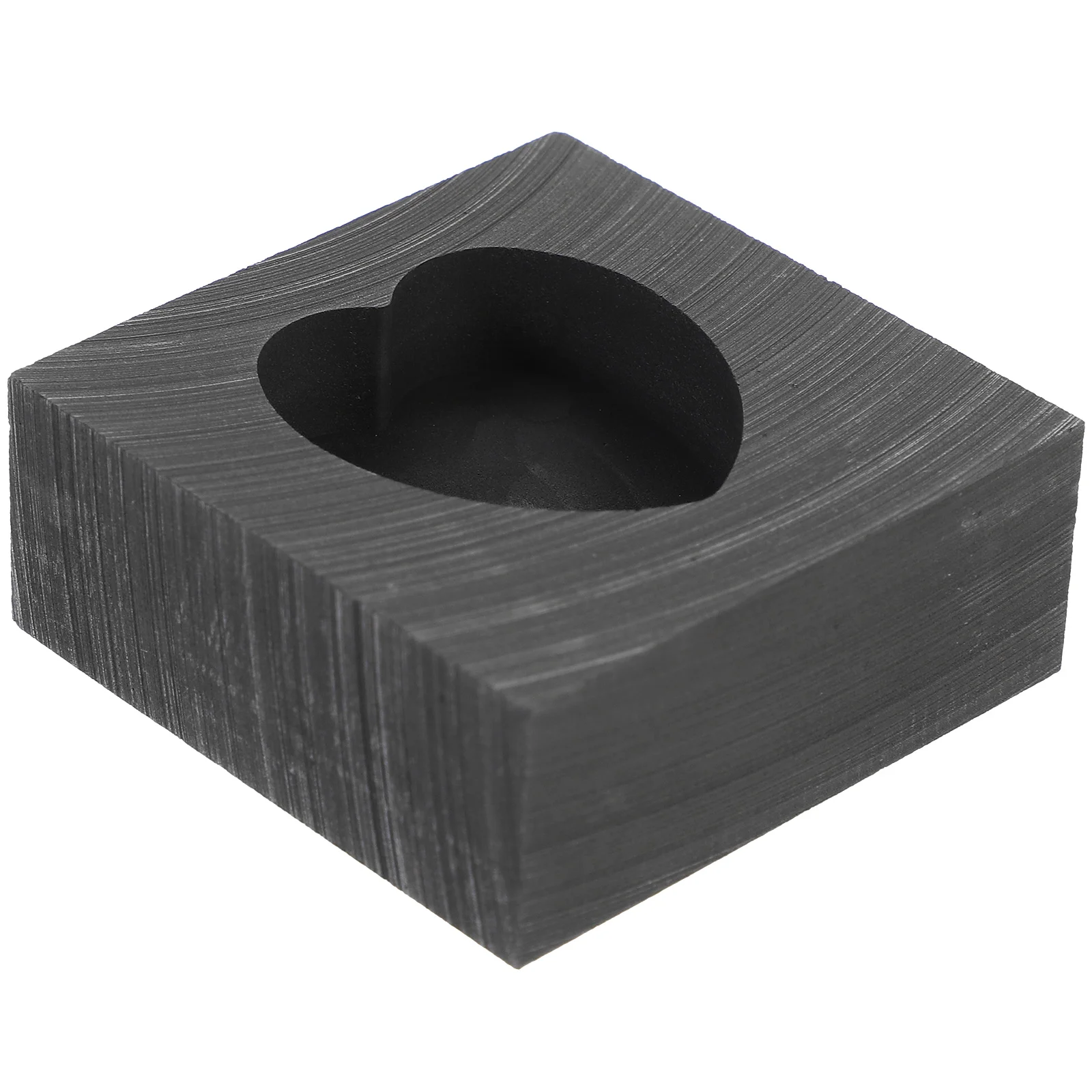 

Gold and Silver Graphite Mold Heart Shape Jewelry Melting Supply Graphite Mold ingot molds melting gold mold