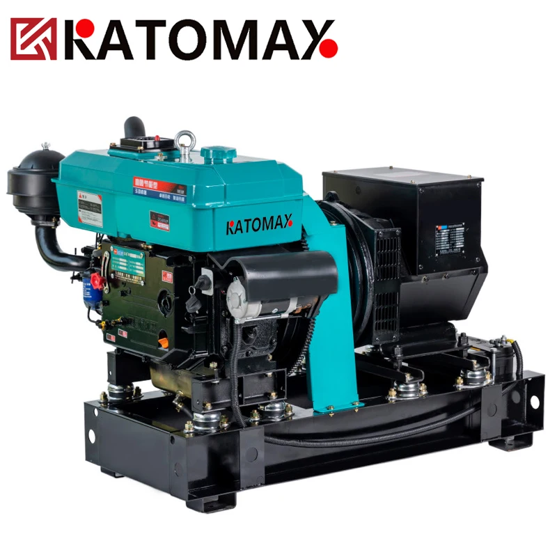 KATOMAX 10kw12kw15kw20kw 30kw  super silent type diesel generators easy movable diesel generator set