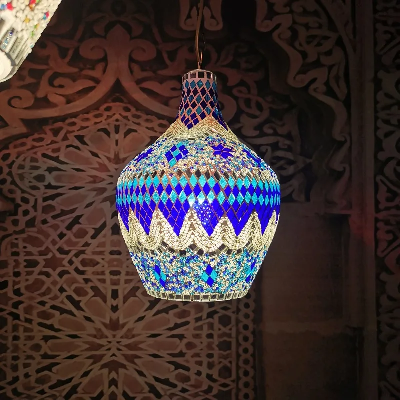 

Nordic Modern Vase Pendant Light Handmade Colorful Restaurant Dining Table Bedroom Coffee Hotel Homestay Decoration Ceiling Lamp