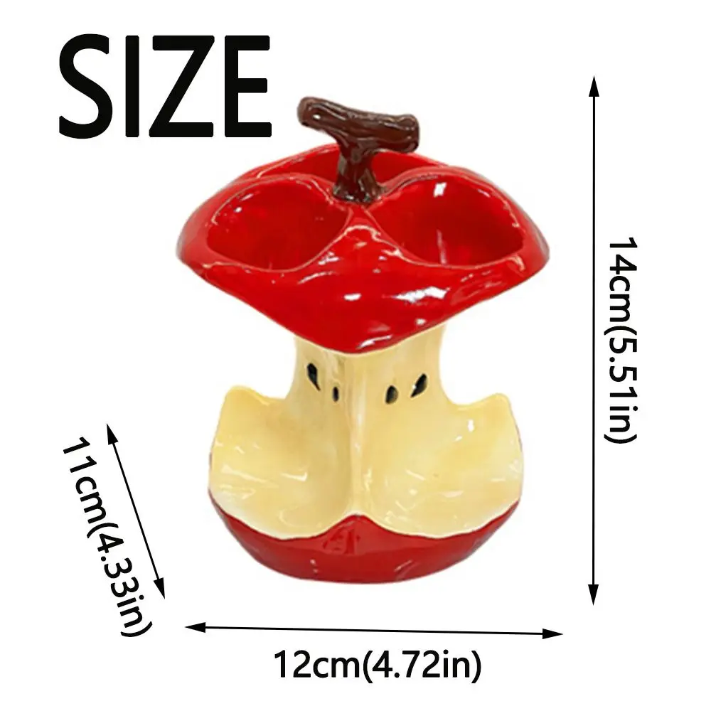 Creative Ceramic Toothbrush Holder Waterproof Non Slip Makeup Brush Storage Durable Space-Saving Toothpaste Storage Rack