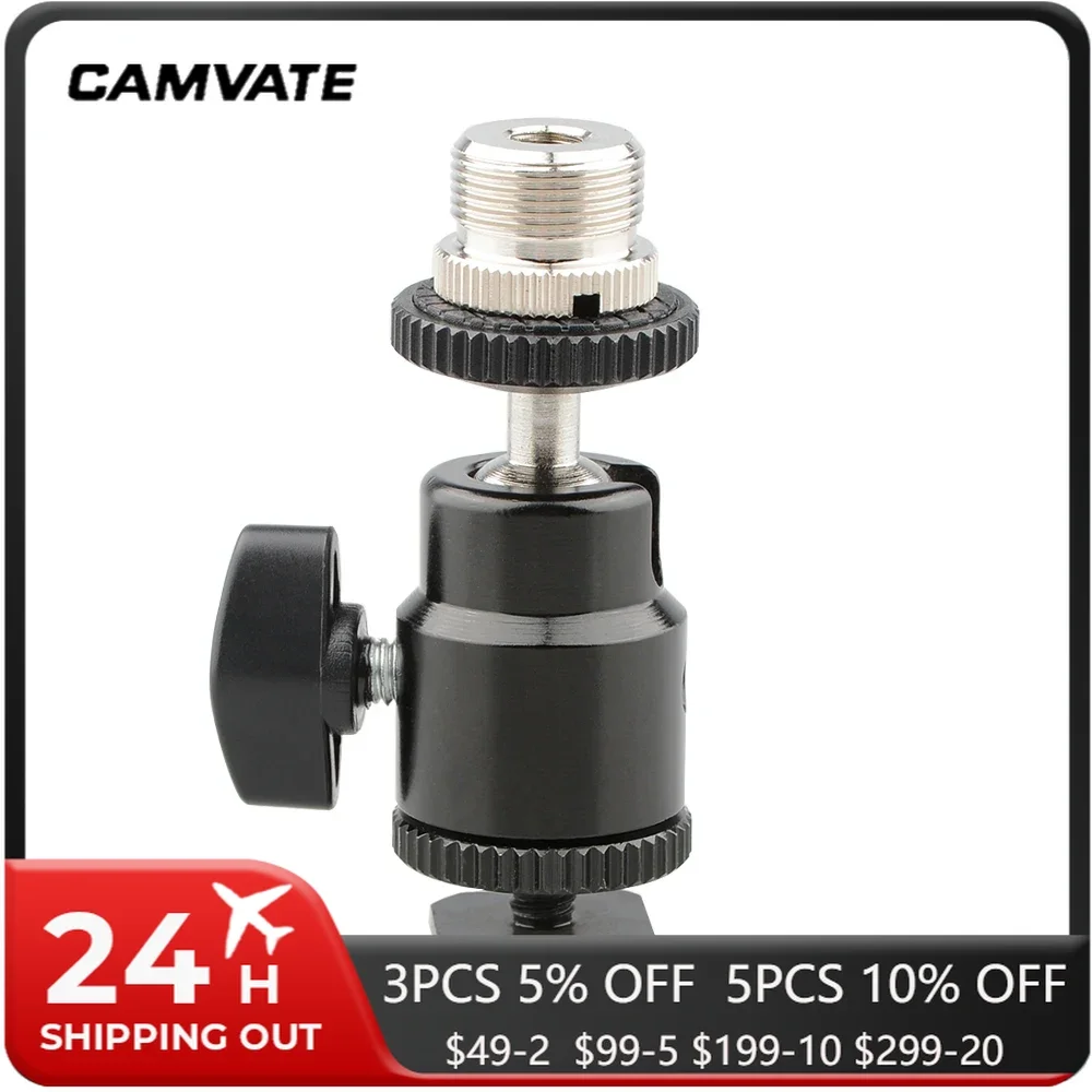 CAMVATE 360° Swivel Ball Head Mount With 5/8