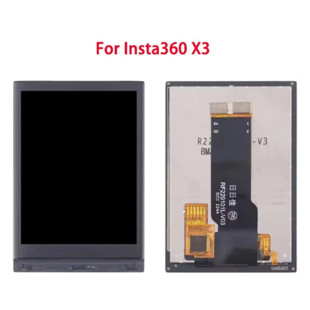 LCD Display Touch Screen Digitizer With Frame For Insta360 X3 Action Camera