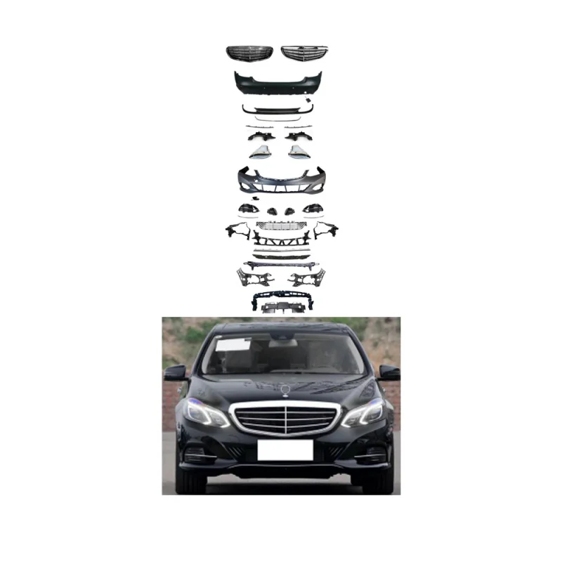 Body Kits For Mercedes-Benz E-Class 2009-2013 W212 to 2014-2016 Executive Front & Rear Surrounds   Headlight & Tail Light Covers