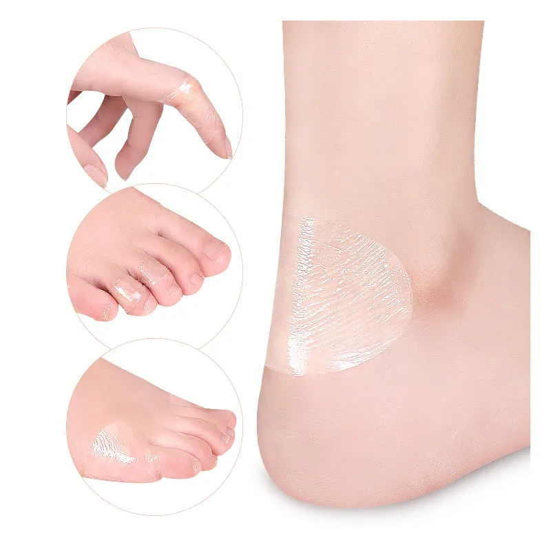 20Pcs Heel Protector Invisible Voltar Heel Pads Impermeável Anti Blister Slip High Heel Shoe Grip Adhesive Foot Care Sticker Patch