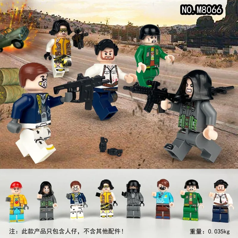 

Игровой набор GameforPeacedoll M8066: детский конструктор из мелких деталей, оптовая продажа, хит продаж, аксессуары для сборки в виде кур.