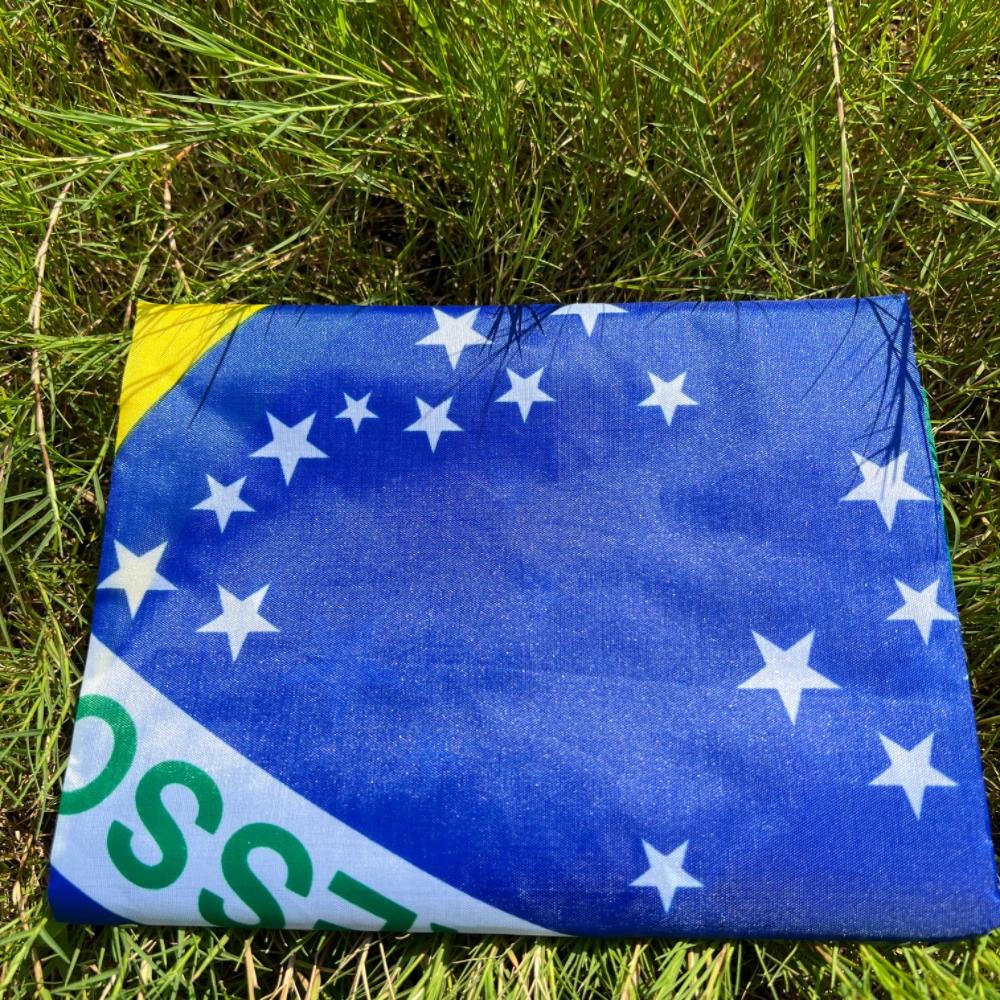 Brazil Flag 90x150cm Polyester printed flag of Brazil decorated indoor and outdoor banner flags for celebrating football fans