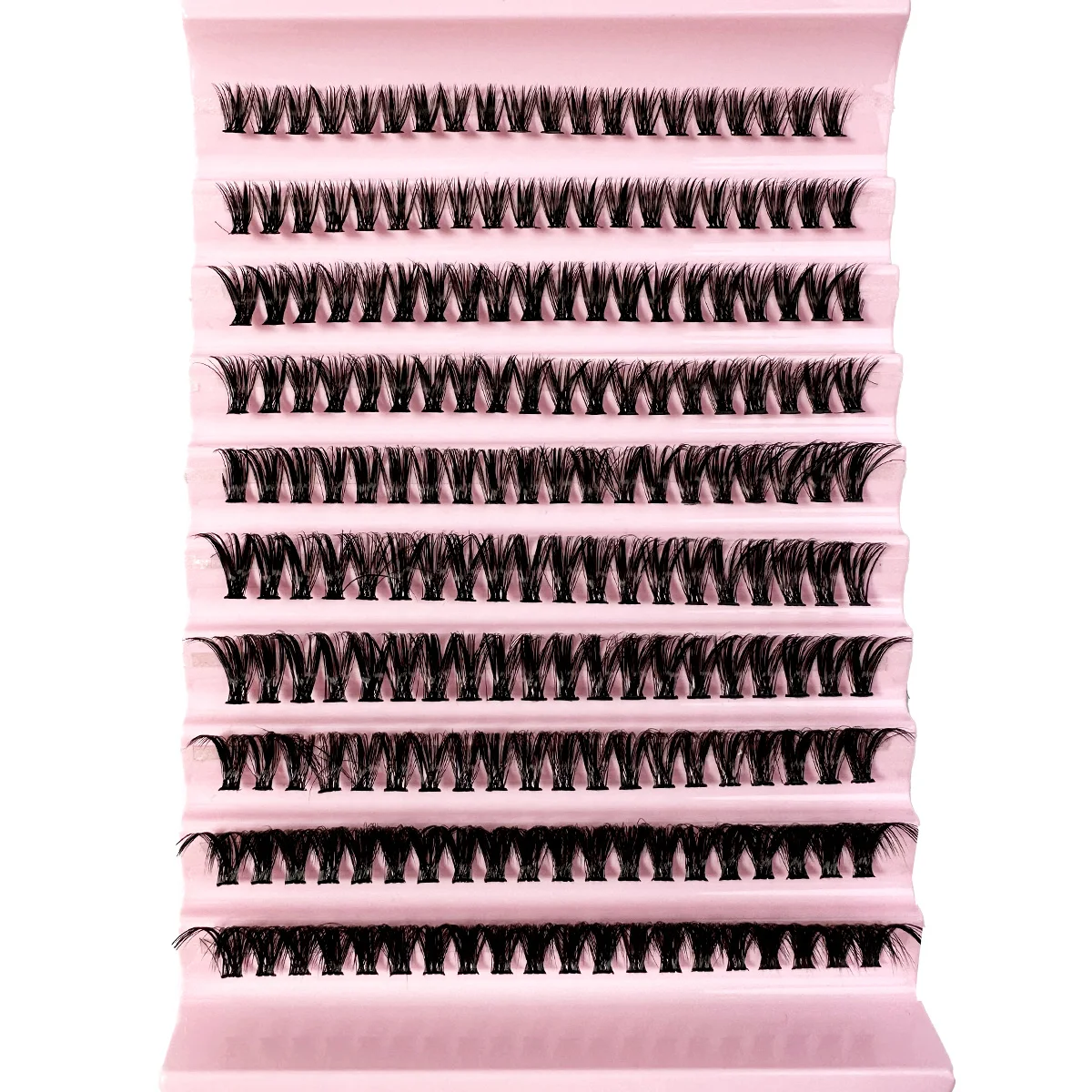 Faux Nerz Wimpern 540Cluster C Gekräuselt 9-16mm Gemischte Natürliche Wimpernverlängerung 3D Russische Streifen Persönliche Wimpern Make-Up-Tool