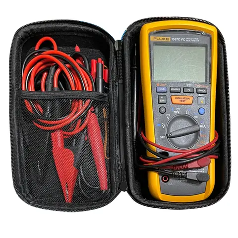 Newest Hard EVA Carrying Case for Fluke 1587 FC Digital Multimeter, Protective Travel Storage Bag