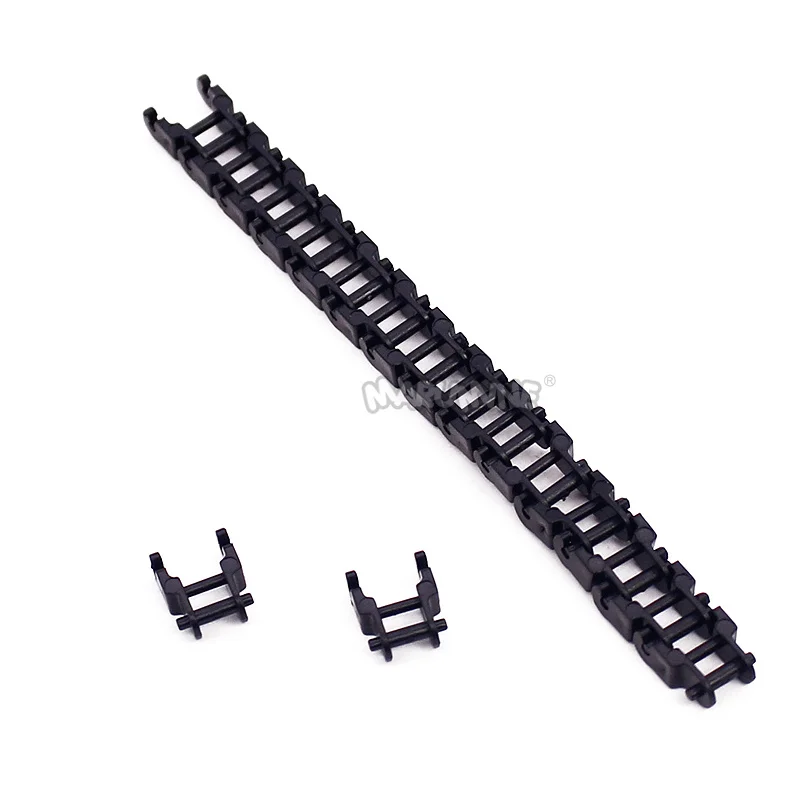 MARUMINE MOC 50PCS Kreative Military Tank Kette Tracks 3711 Mechanische Bausteine DIY Modell Zubehör Weihnachten Spielzeug Geschenk