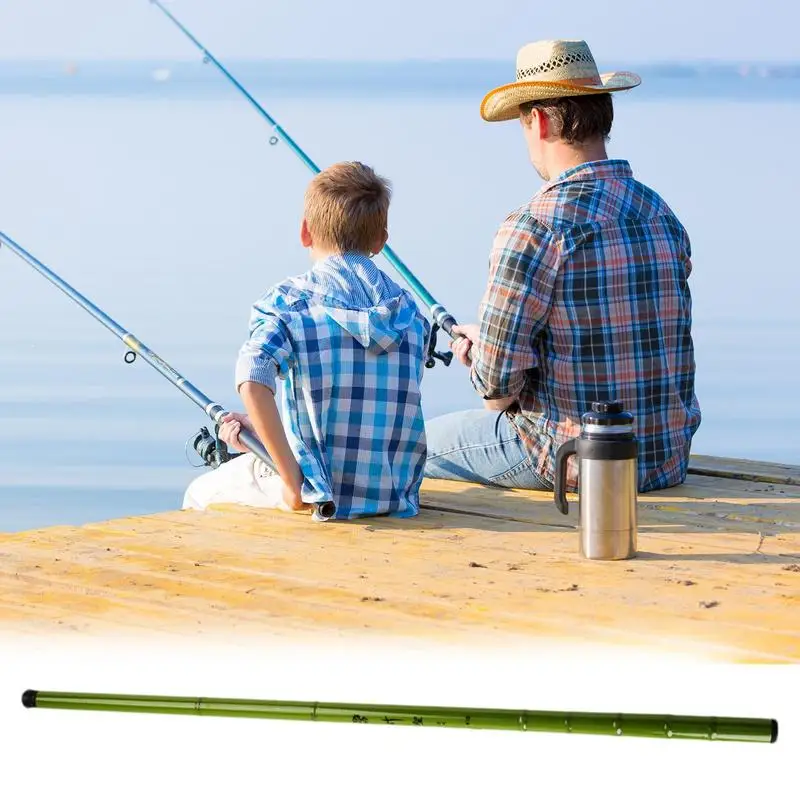 Extendable Fishing Rod Travel Fishing Rod Foldable Freshwater Fishing Pole Compact Fiberglass Telescopic Casting Rod For Fishing