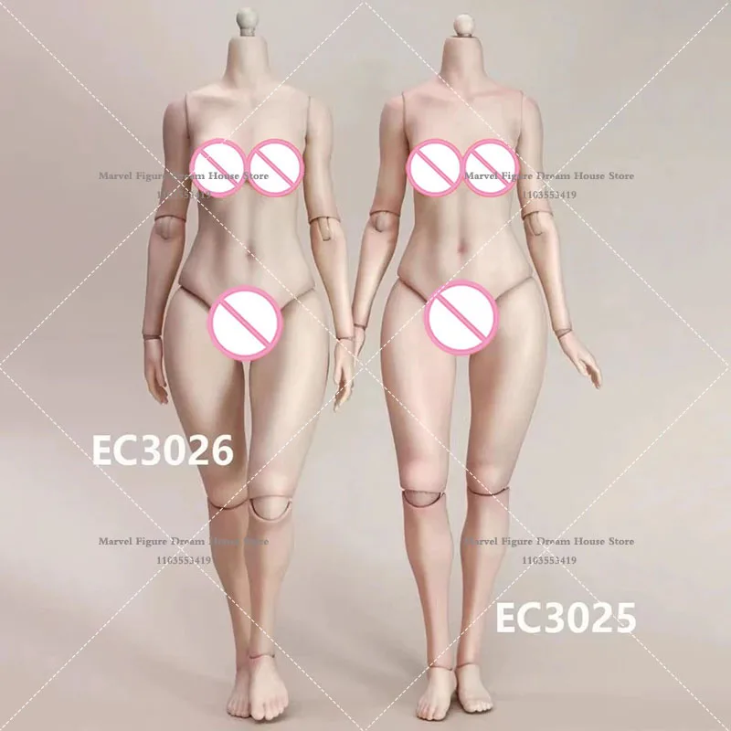 In Stock True1Toys EC3025 EC3026 1/6 Scale White Light Wheat Super Flexible Peach Buttock Joint Body Model fit 12'' Figure