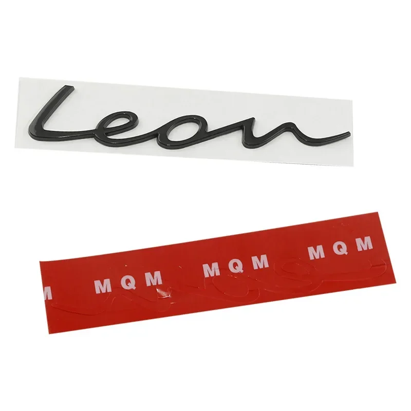 Letras de Metal 3D para maletero de coche, calcomanías con logotipo, emblema, insignia, pegatina para Seat Leon MK1, MK2, MK3, MK4, MK5, MK6 FR,