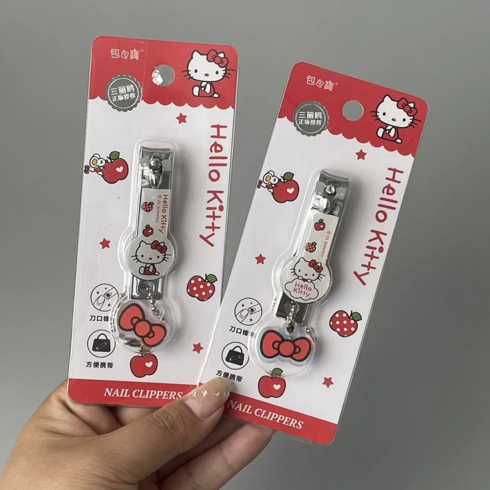 1/2 Stück Kuromi Cinnamoroll Hello Kitty Nagelknipser Niedliche Cartoon-Kuromi-Nagelzange mit flachem Mund für Kinder ﻿ – Detail 16