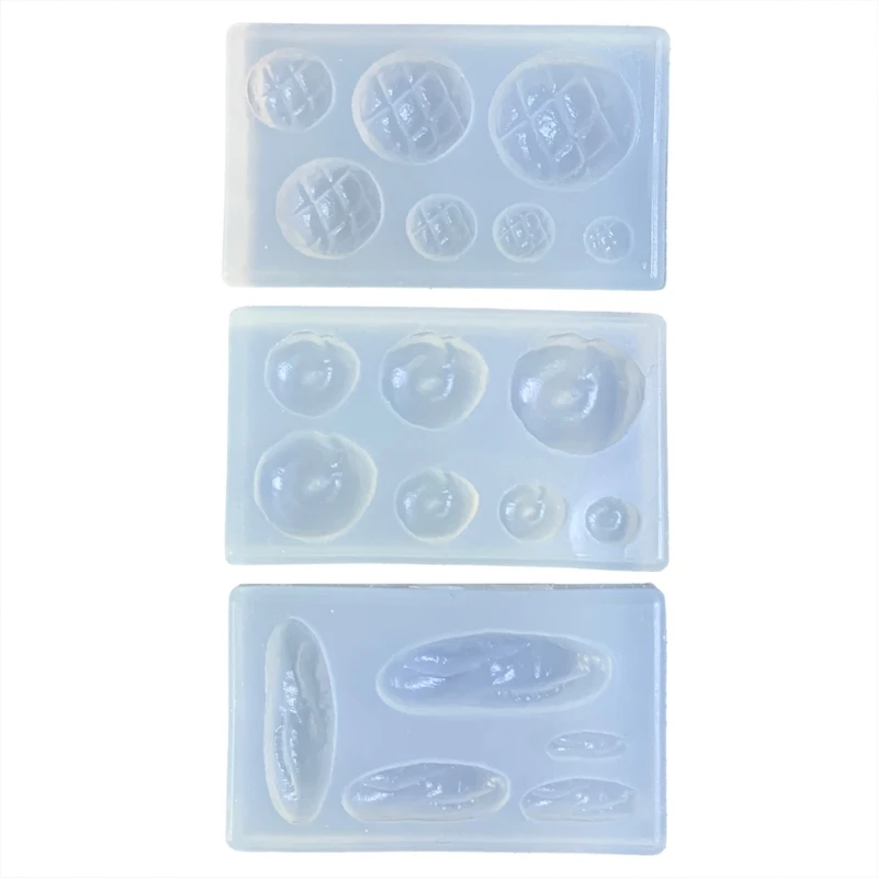 Molde silicone prático fácil limpar, molde criativo para assar pão, molde artesanal silicone para sobremesa