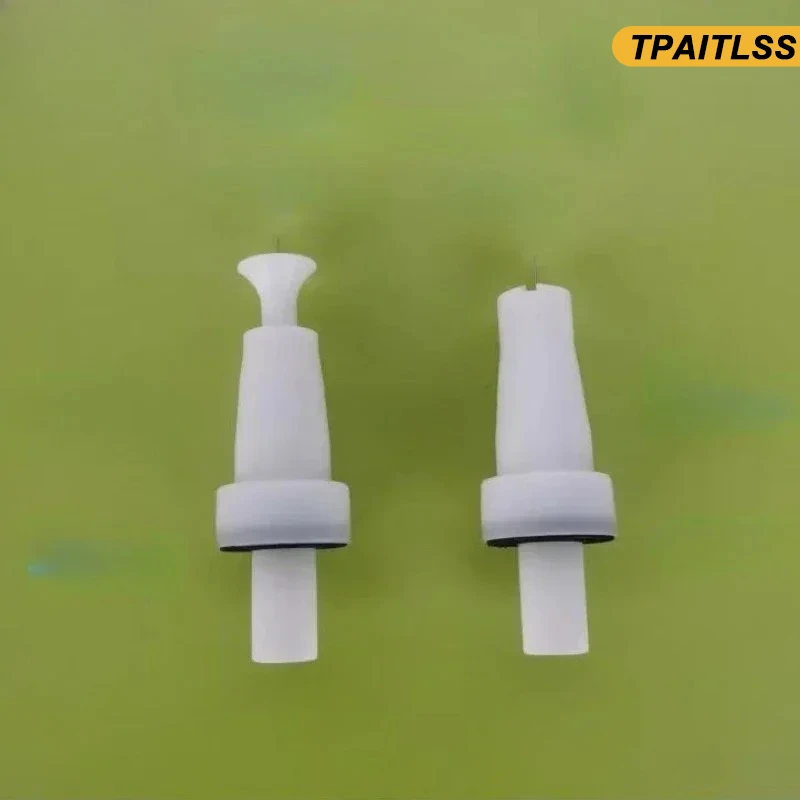 2PCS Electrostatic Powder Coating Flat and Round Nozzle for GM02 Spray Gun