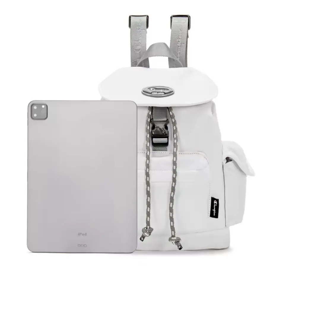 2026 new metal logo travel party shopping fabric backpack