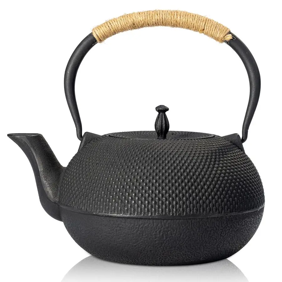 

Japanese Tetsubin Tea Kettle Cast Iron Teapot with Stainless Steel Infuser 60 oz 1800 ml