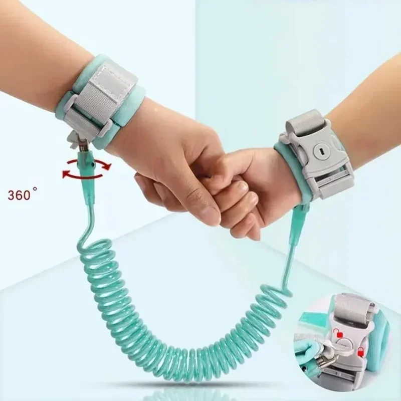 Adjustable Anti Lost Wrist Link Toddler Leash Safety Harness for Baby Kid Strap Rope Outdoor Walking Hand Belt Wristband