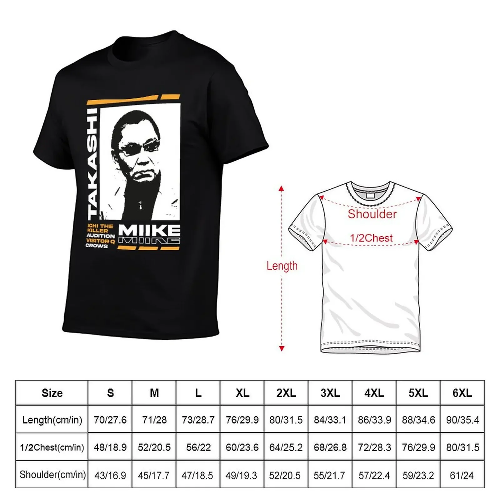 takashi miike T-Shirt quick drying heavyweights mens designer t shirt