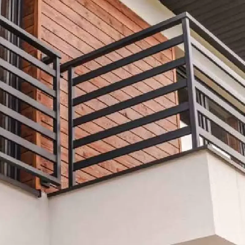 Veranda Guardrail Aluminum Alloy Balcony Balustrades Design Modern Fence Professional Railing Manufacturer