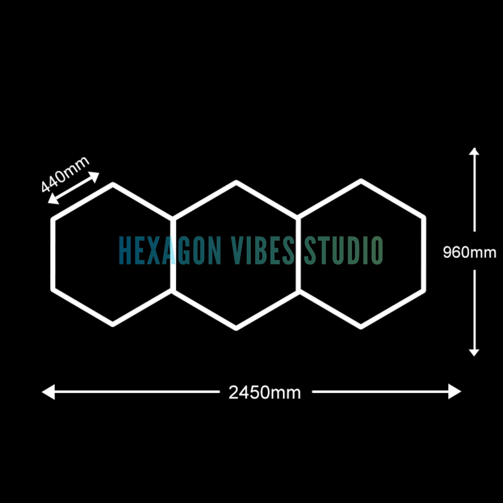 Garage Hexagon LED-licht 50000H 6500K Ultra helder voor Home Gym Kapperszaak Auto Detaillering Bar Kelder Workshop Plafondverlichting