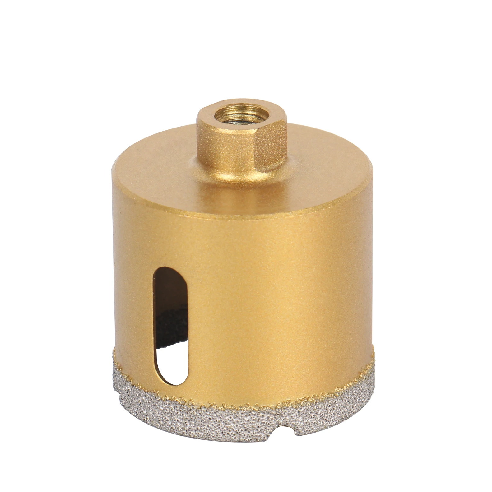 6-65mm 1PC M10 Thread Shank Dry Vacuum Brazed Diamond Drilling Core Bit For Drilling on Ceramic Tile Hole Saw Granite Marble