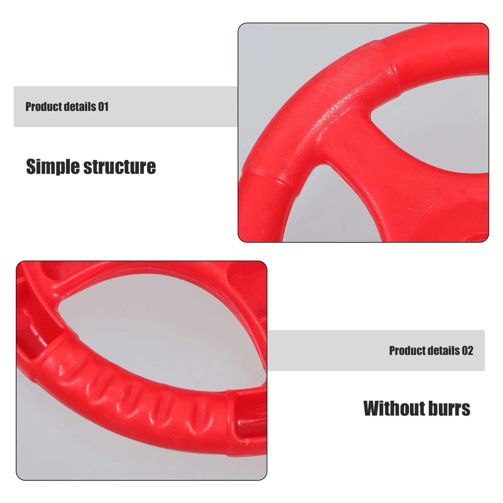Children Car Steering Wheel Plastic Lightweight Portable Replacement Steering Wheel for Kids Vehicle Use Children Vehicle