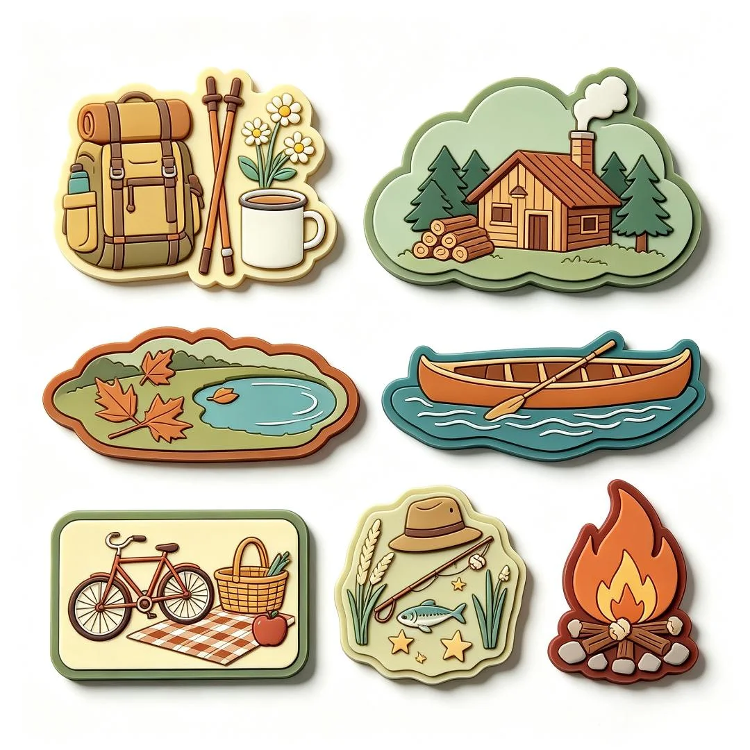 Custom 2D/3D Logo Soft Rubber Refrigerator Magnets Soft Self Back Adhesive PVC Magnetic Personalized Durable Fridge Magnets
