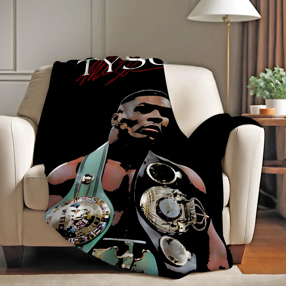 Mike Tyson boxing master Blanket Perfect Gift For Sofa Office Bed Plane Travel Sleep Read Relax Camping