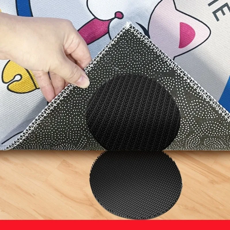 10 To 100 Pairs Very Strong Adhesive Tape Car Floor Mats Self-adhesive  Attachesdouble Sided Velcro Strip Carpet DIY Attaches